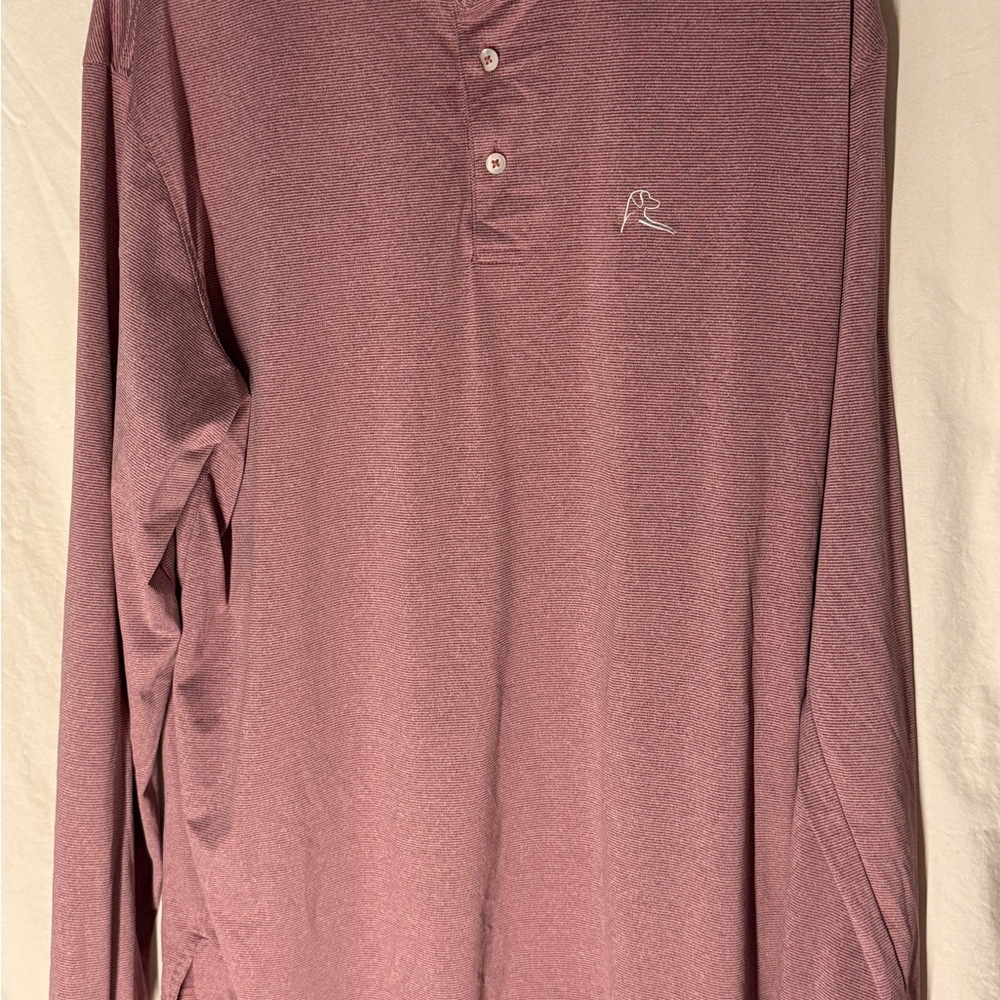 Men's Maroon Long Sleeve Shirt
